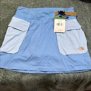 The North Face Light Blue Skirt with Pockets